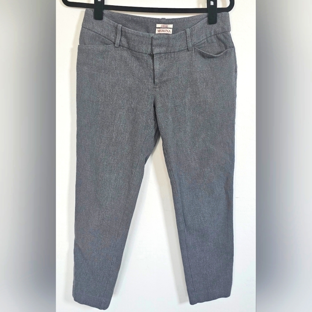 Merona Women's Business Casual  Gray Heathered Workpants Size 6